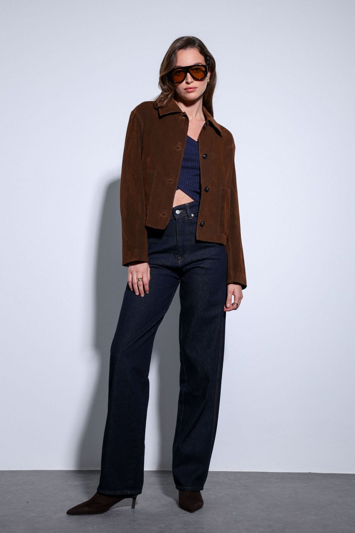 Antioch Women's Suede Jacket with Pockets