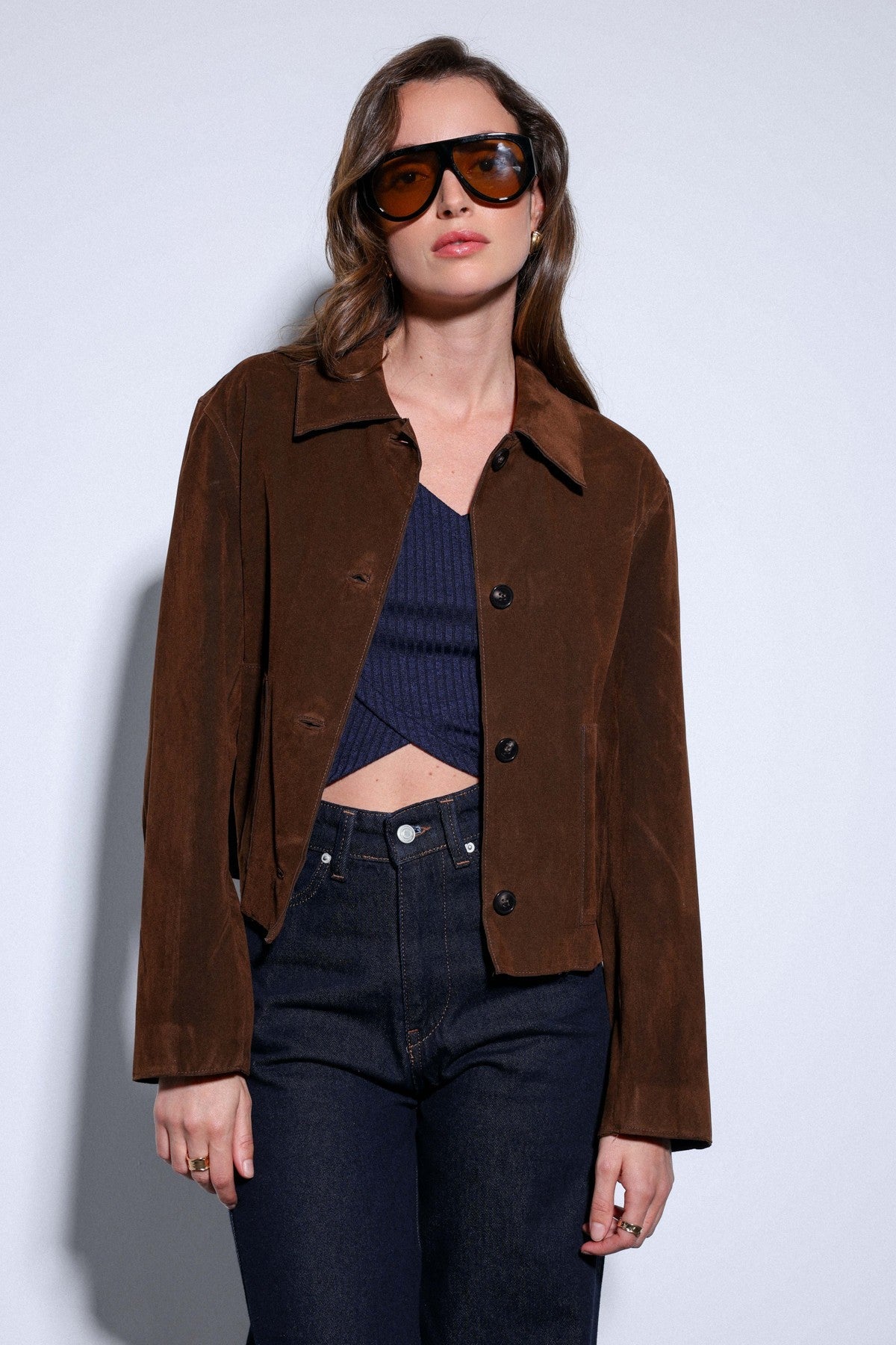 Antioch Women's Suede Jacket with Pockets