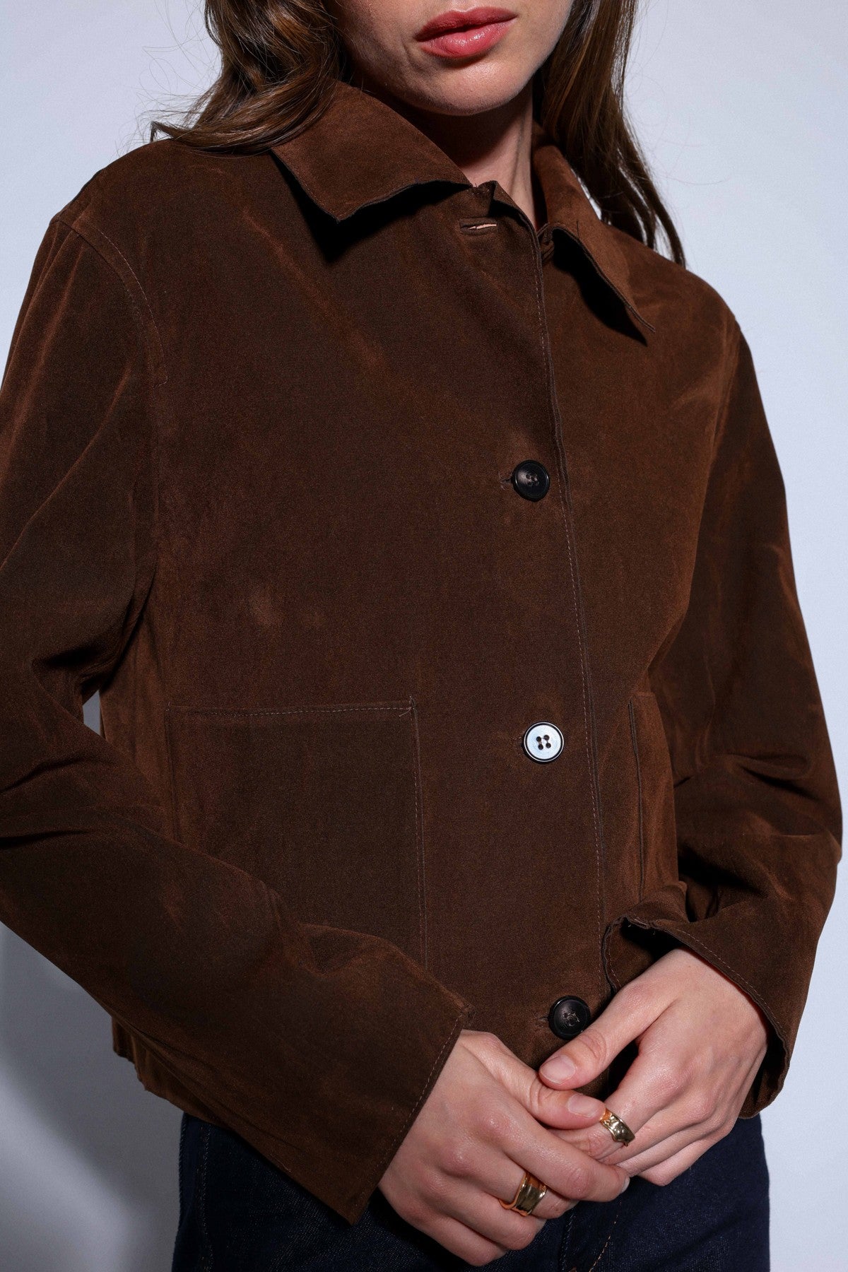 Antioch Women's Suede Jacket with Pockets
