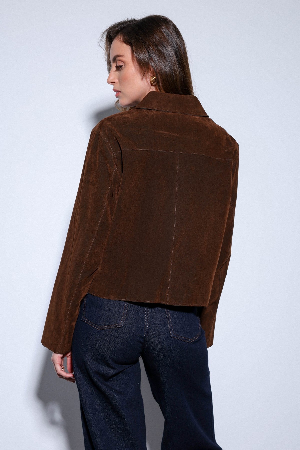 Antioch Women's Suede Jacket with Pockets
