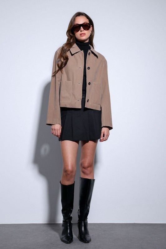 Antioch Women's Suede Jacket with Pockets