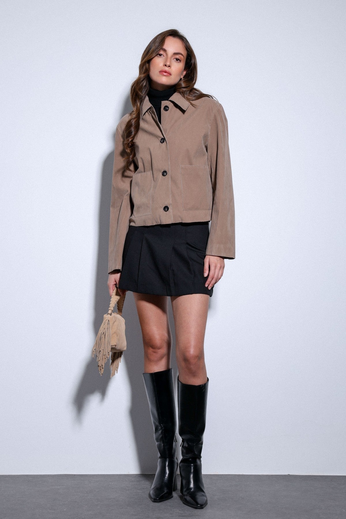 Antioch Women's Suede Jacket with Pockets