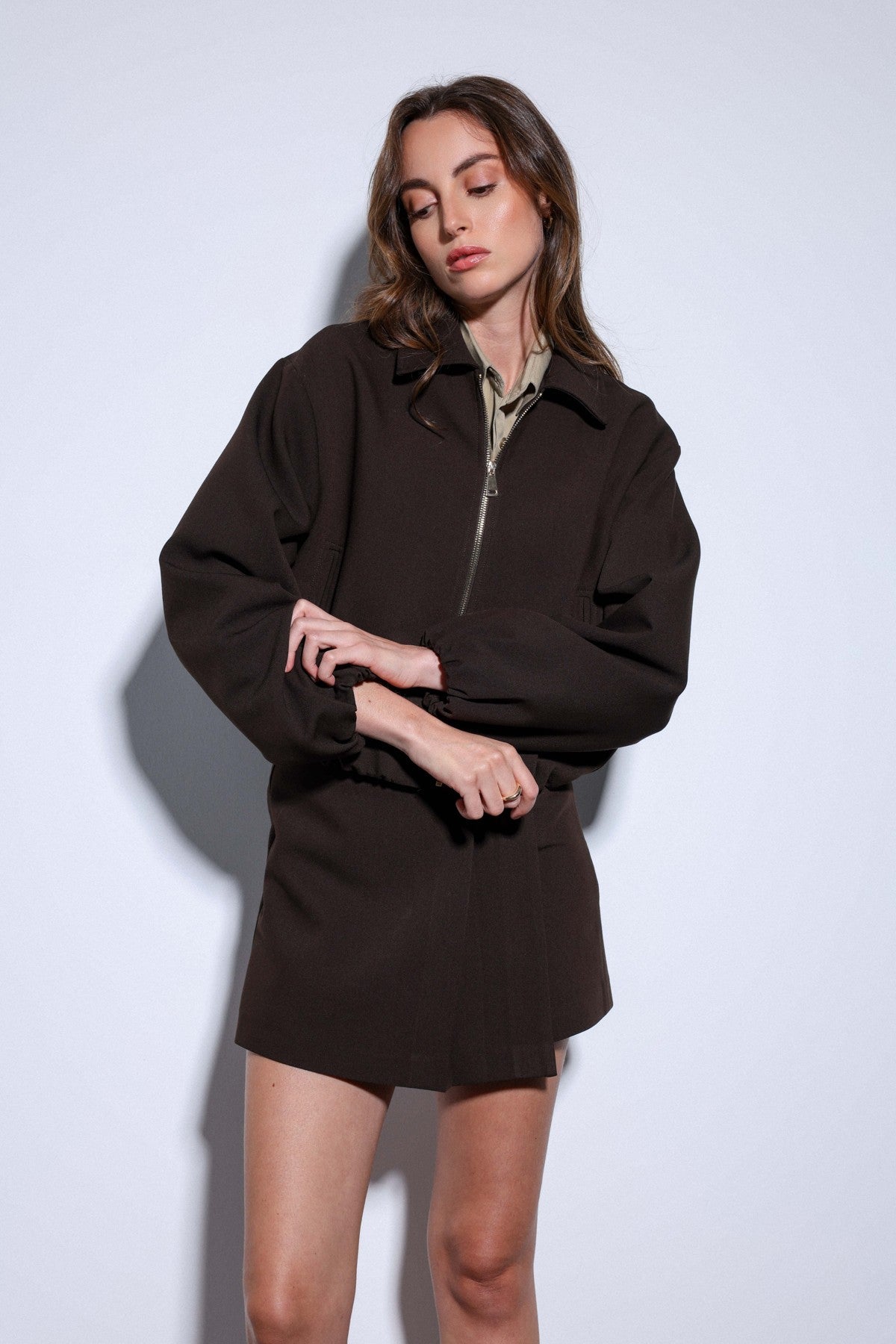 Antioch Women's Bomber Jacket with Zipper