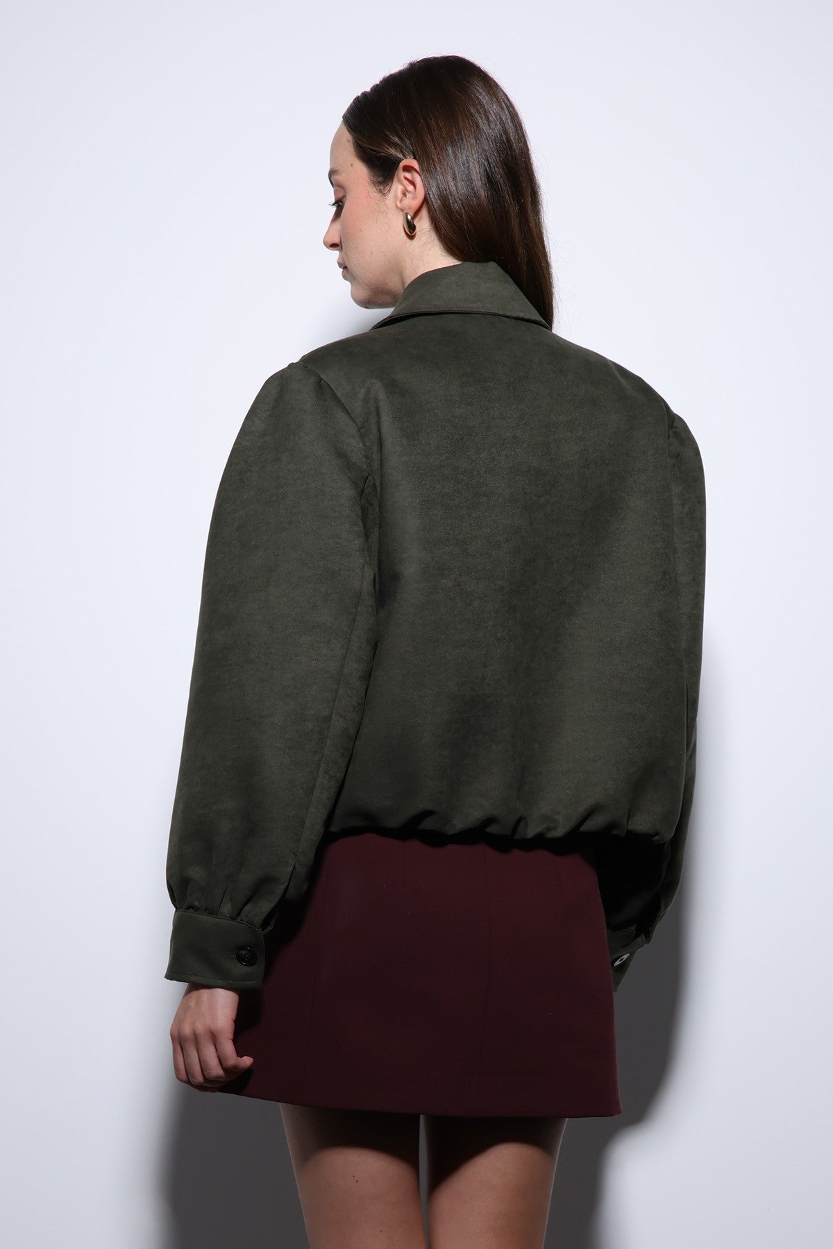 Antioch Suede-Look Women's Bomber Jacket