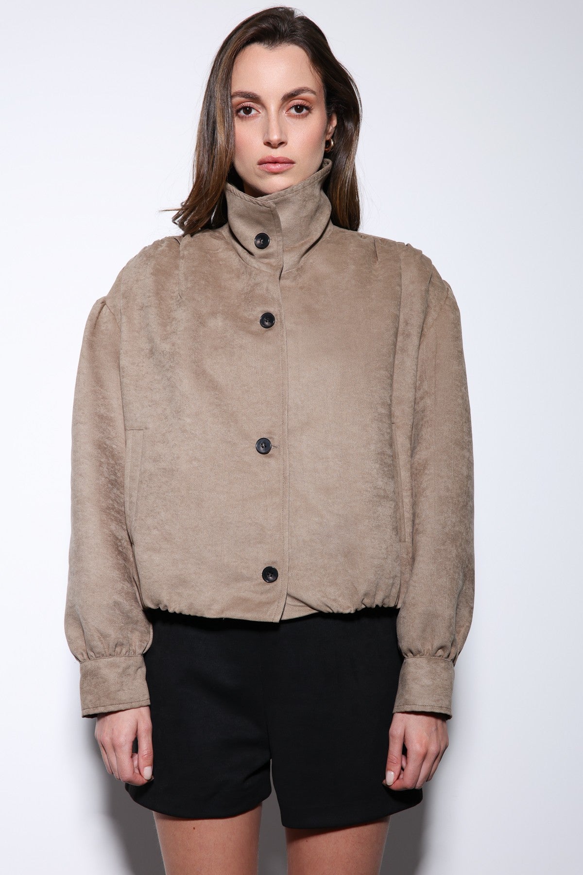 Antioch Suede-Look Women's Bomber Jacket