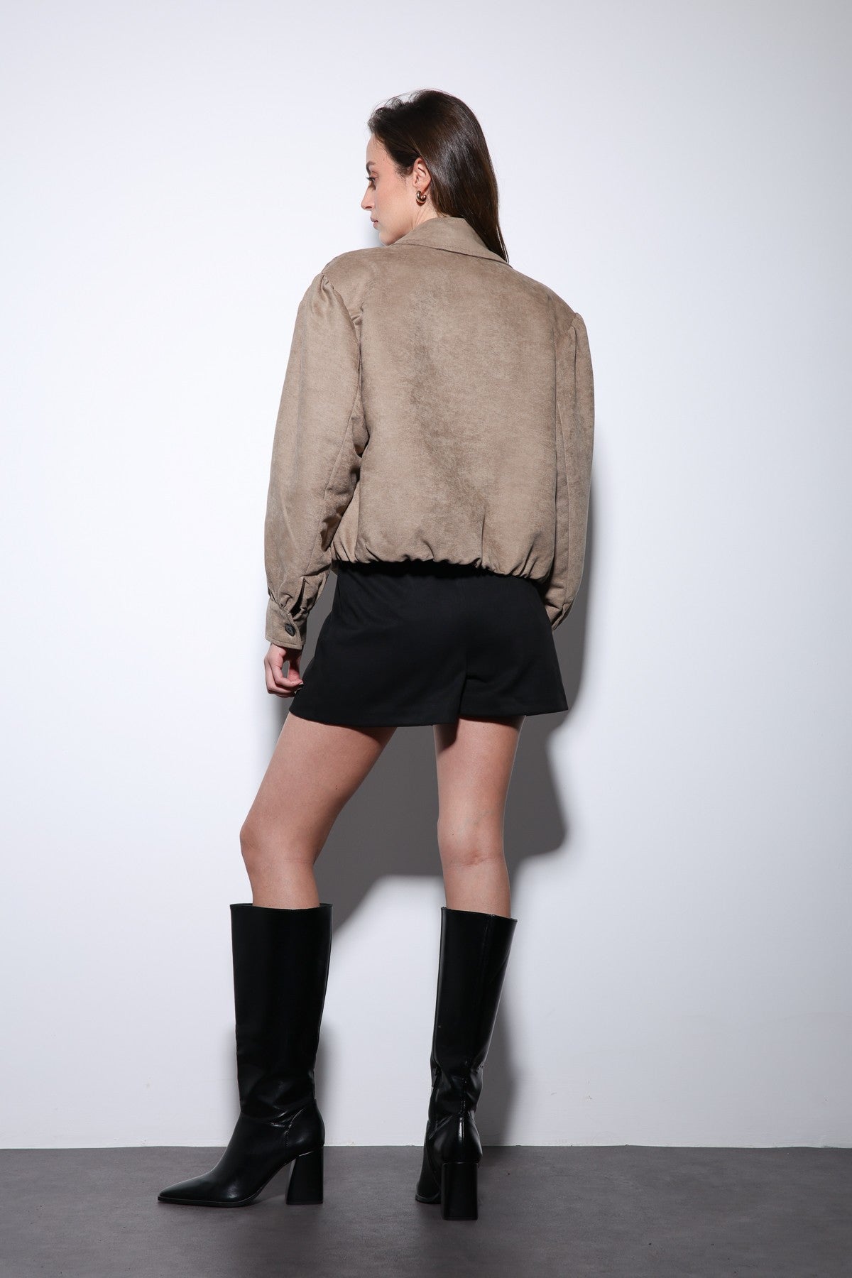 Antioch Suede-Look Women's Bomber Jacket
