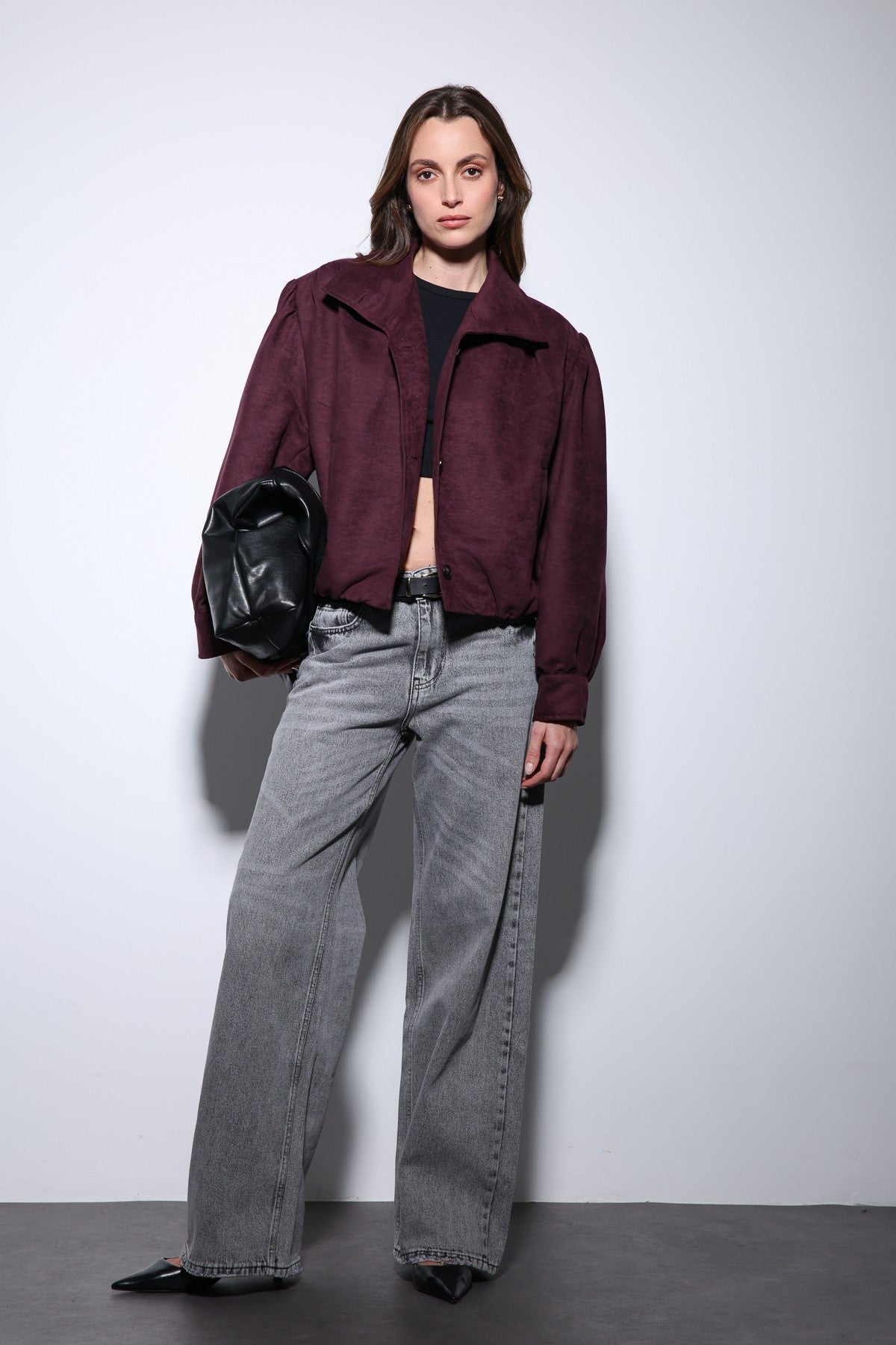 Antioch Suede-Look Women's Bomber Jacket