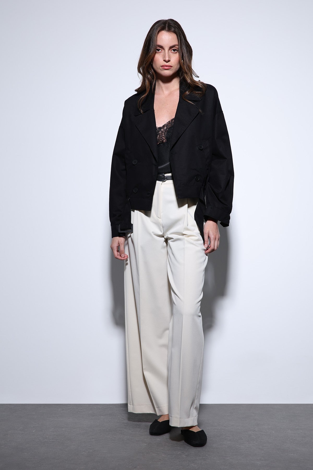 Antioch Cross-Over Short Women's Trench Coat
