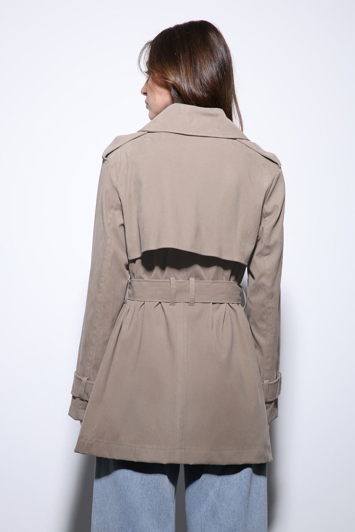 Antioch Suede-Look Women's Trench Coat