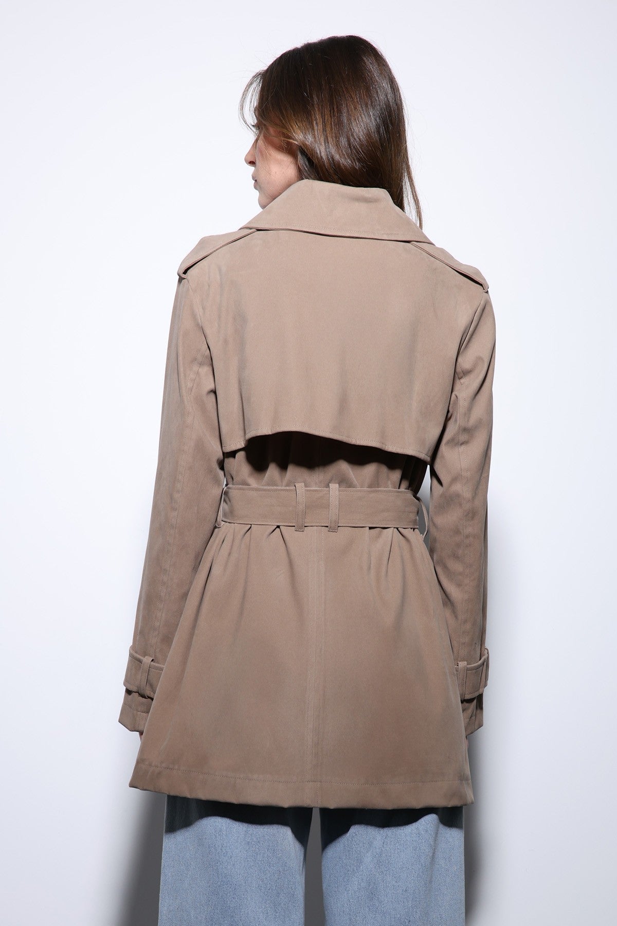 Antioch Suede-Look Women's Trench Coat