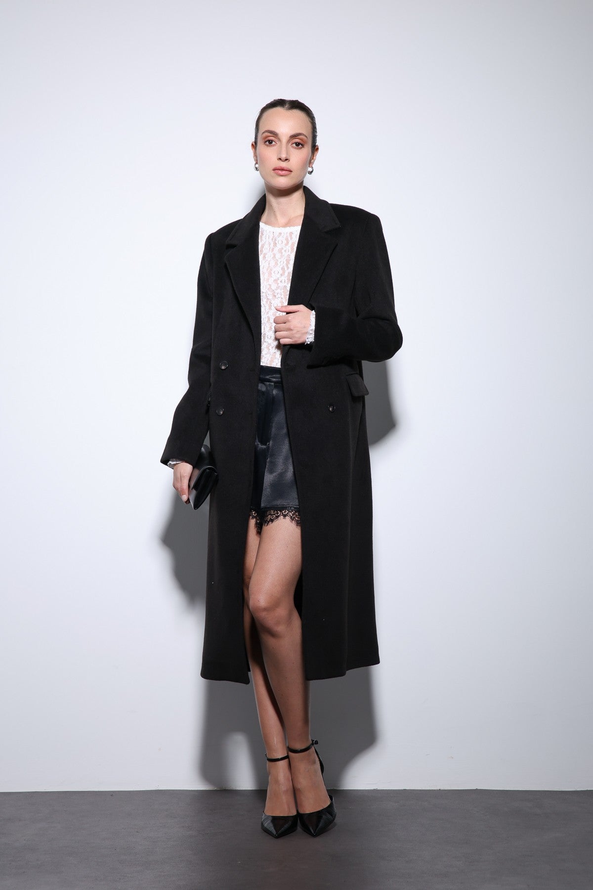 Antioch Women's Wool-Blend Double-Breasted Coat