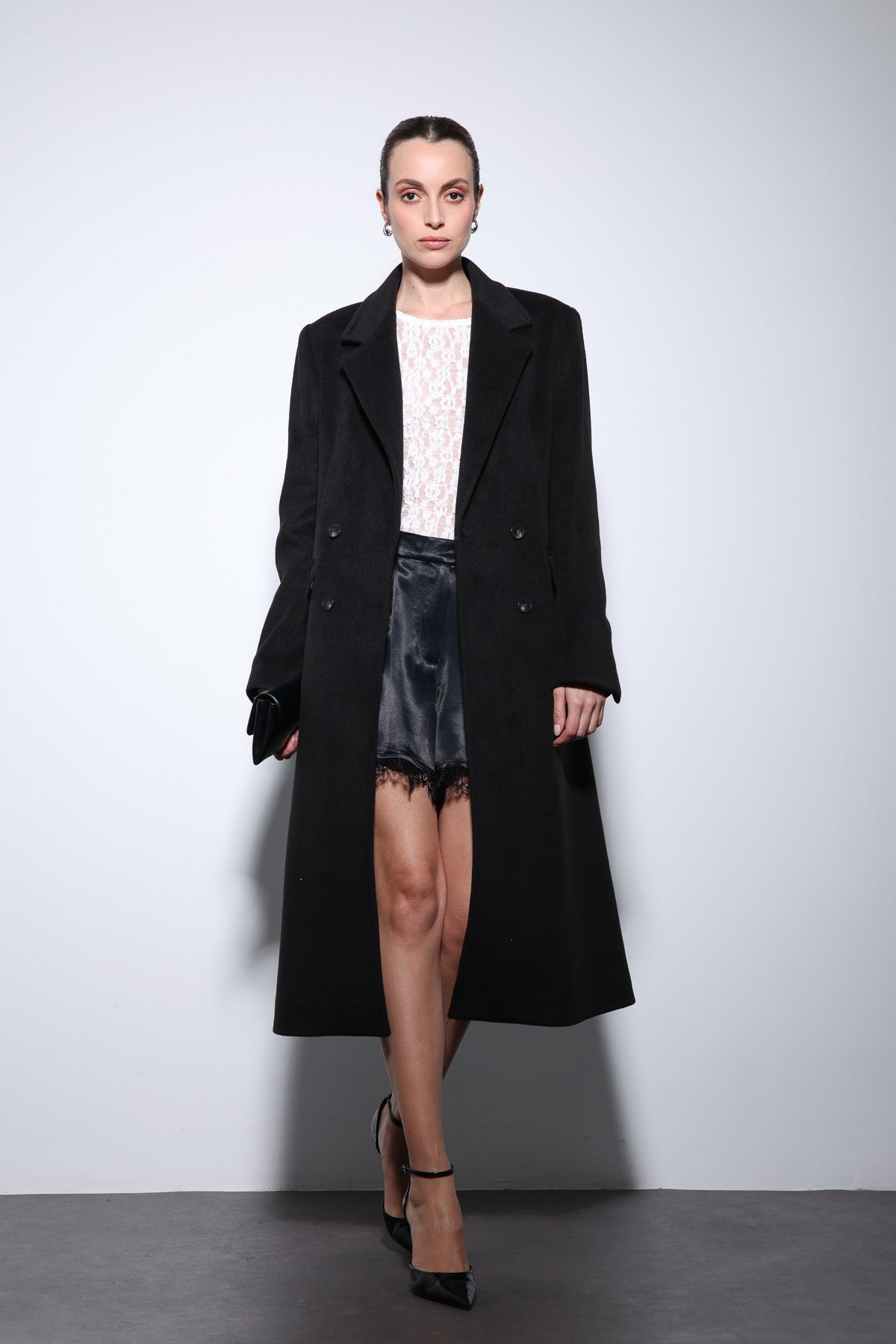 Antioch Women's Wool-Blend Double-Breasted Coat