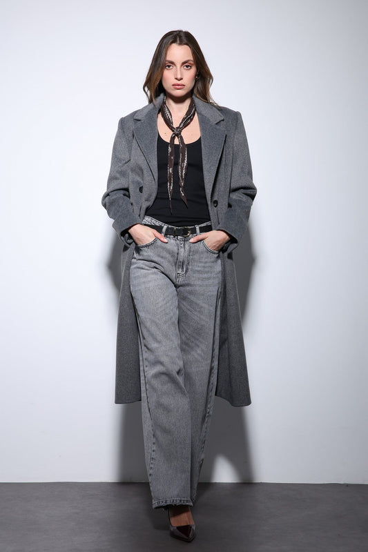 Antioch Women's Wool-Blend Double-Breasted Coat