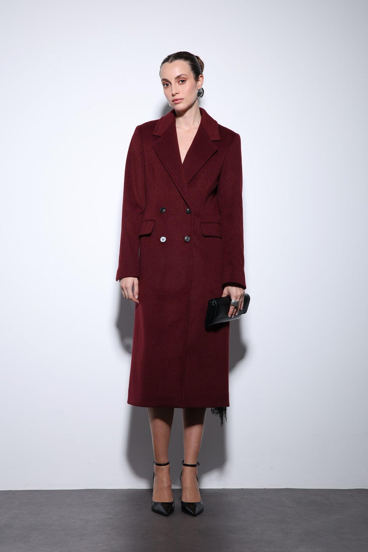 Antioch Women's Wool-Blend Double-Breasted Coat