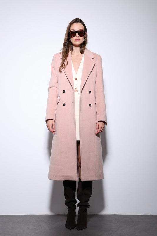 Antioch Women's Wool-Blend Double-Breasted Coat