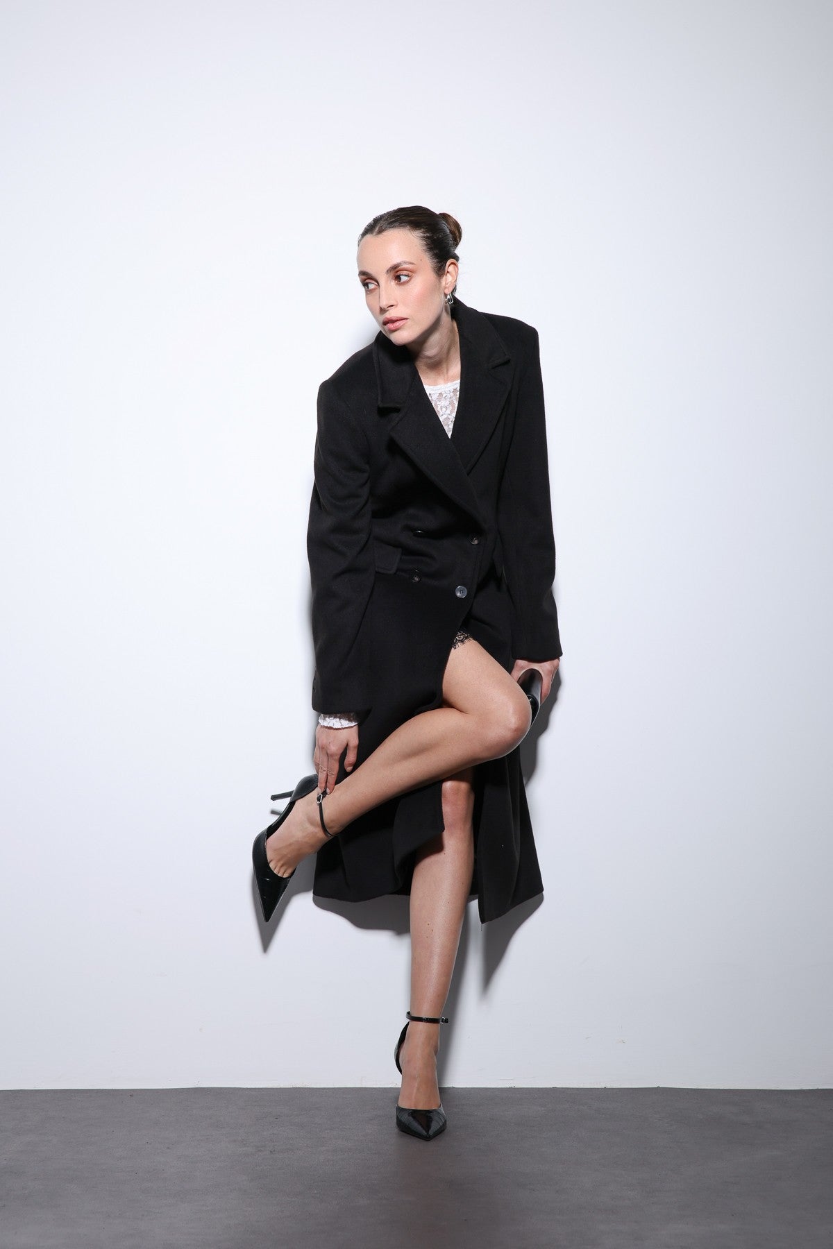 Antioch Women's Wool-Blend Double-Breasted Coat