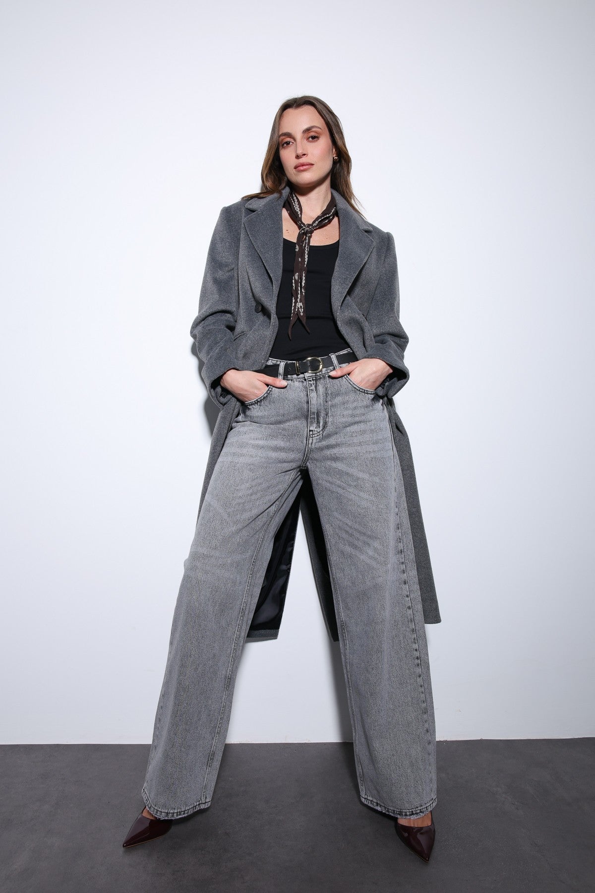 Antioch Women's Wool-Blend Double-Breasted Coat