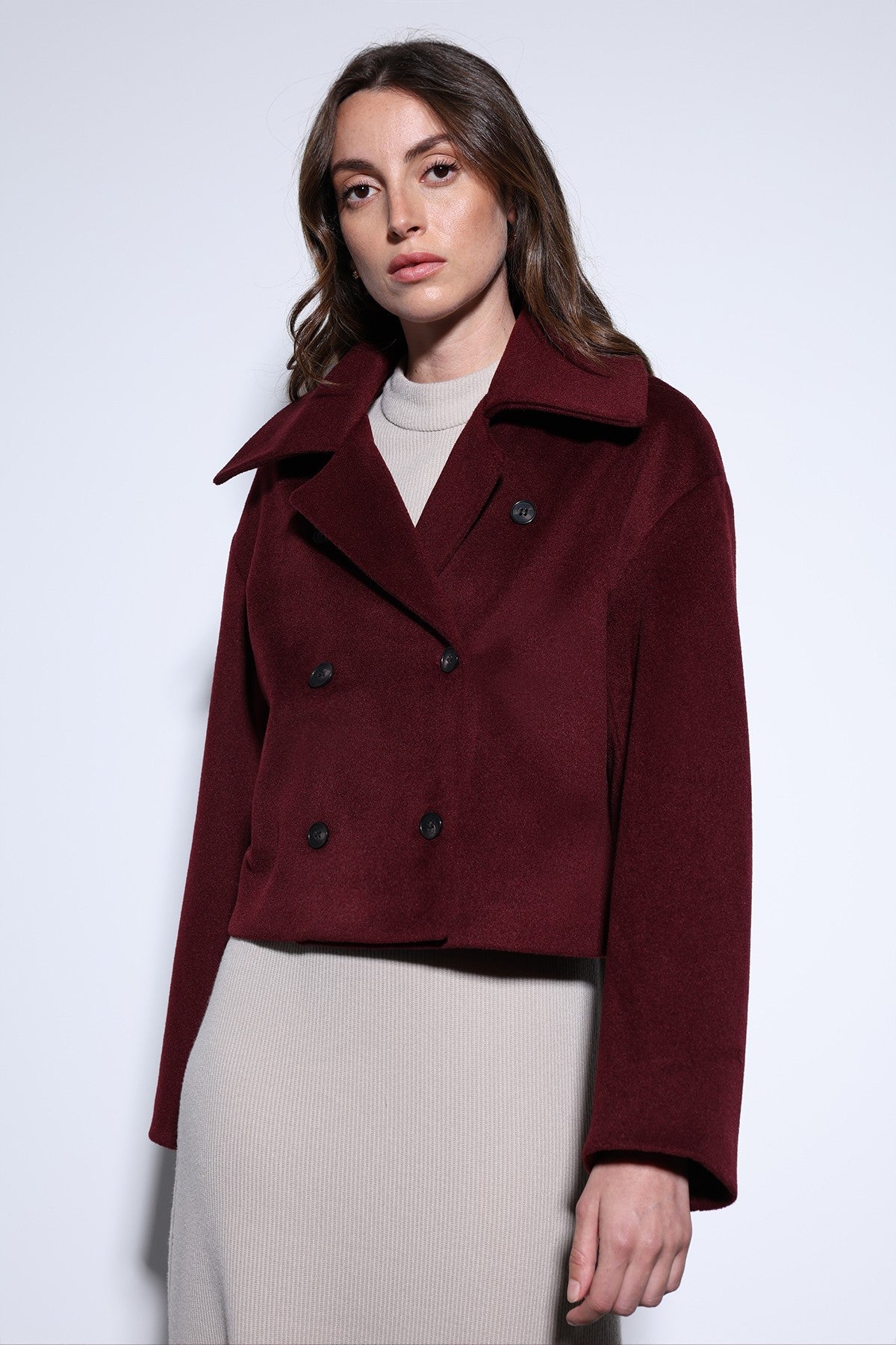Antioch Women's Short Cross-Over Coat