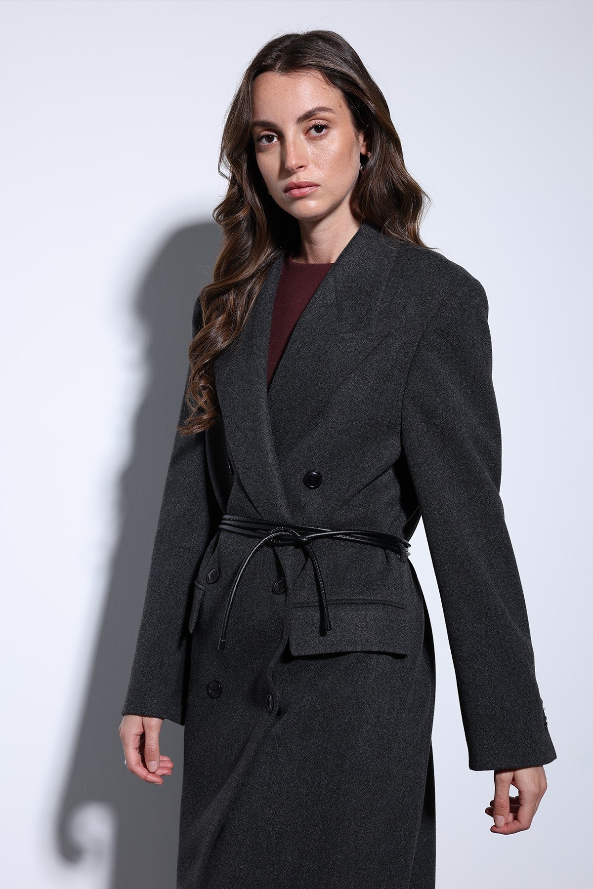 Antioch Arched Double-Breasted Women's Coat