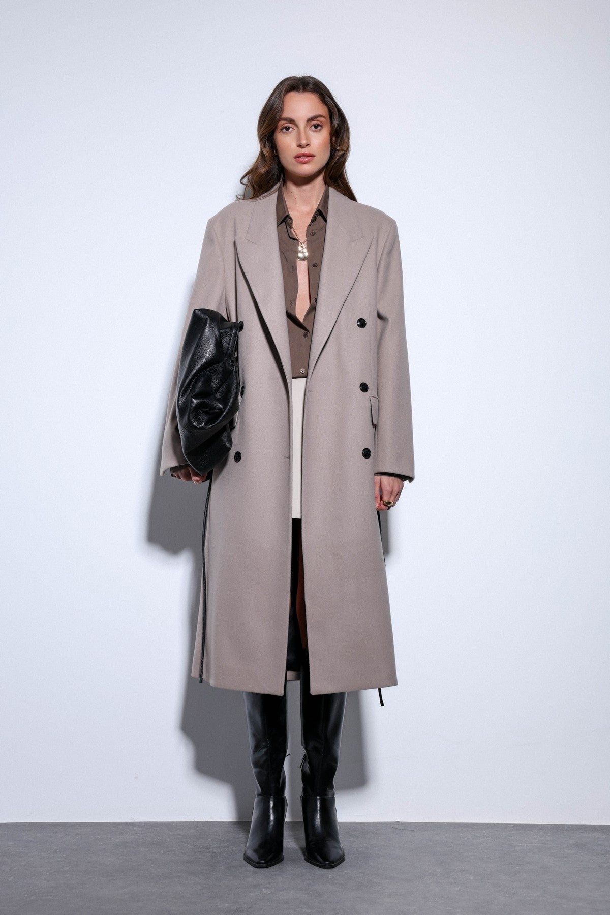 Antioch Arched Double-Breasted Women's Coat