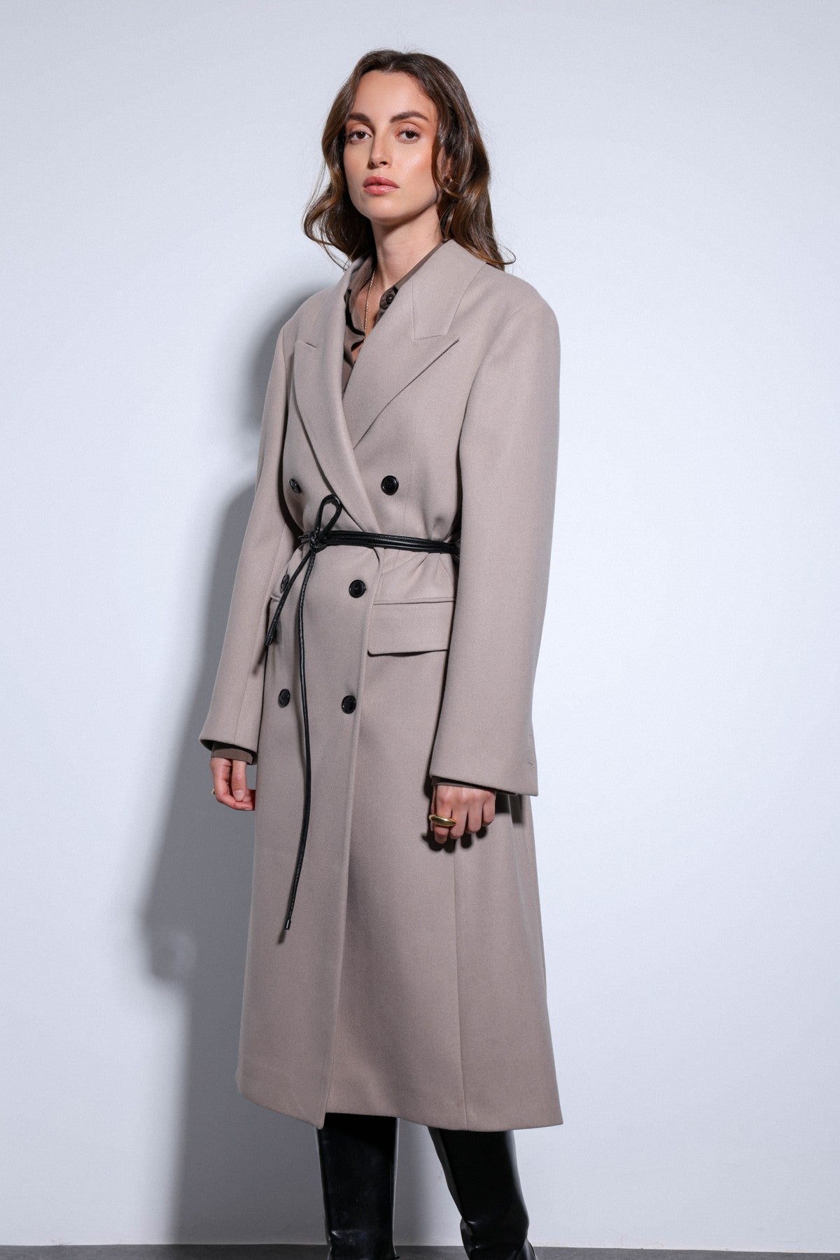 Antioch Arched Double-Breasted Women's Coat