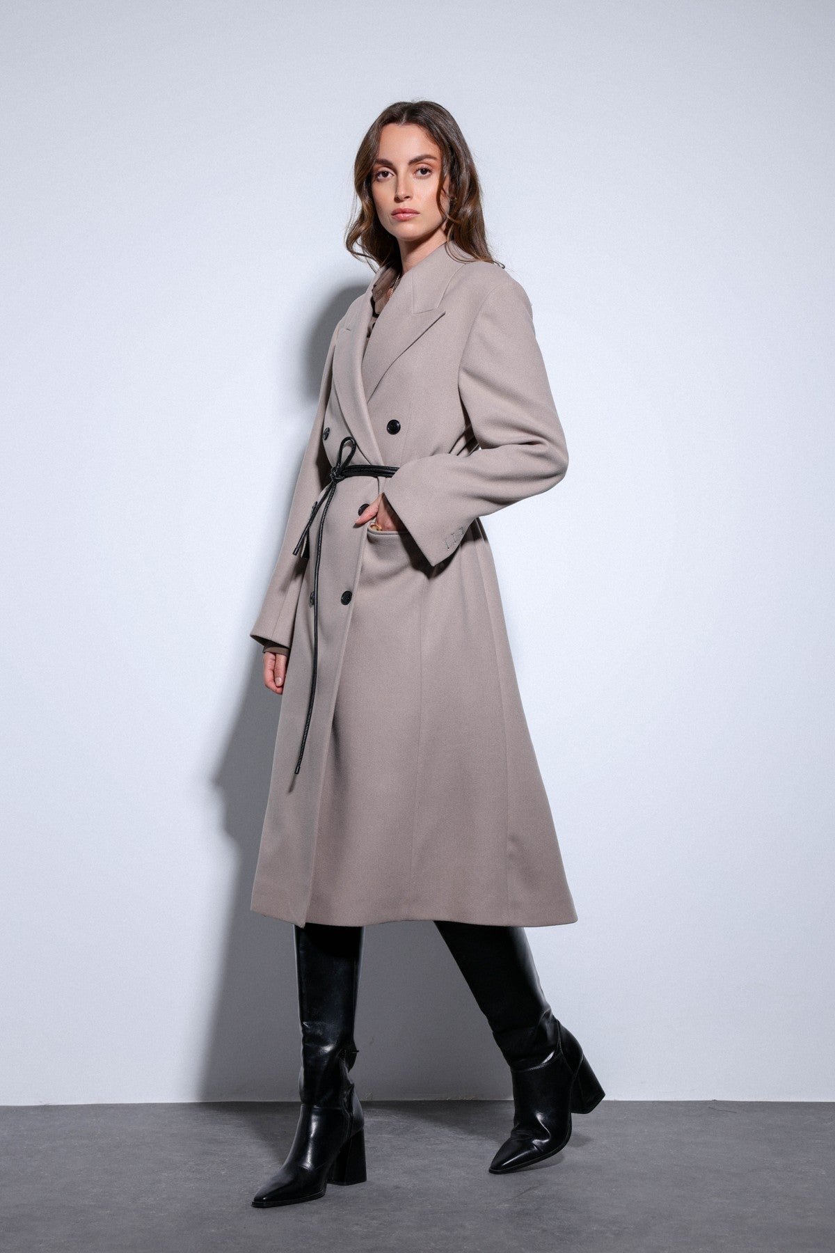 Antioch Arched Double-Breasted Women's Coat