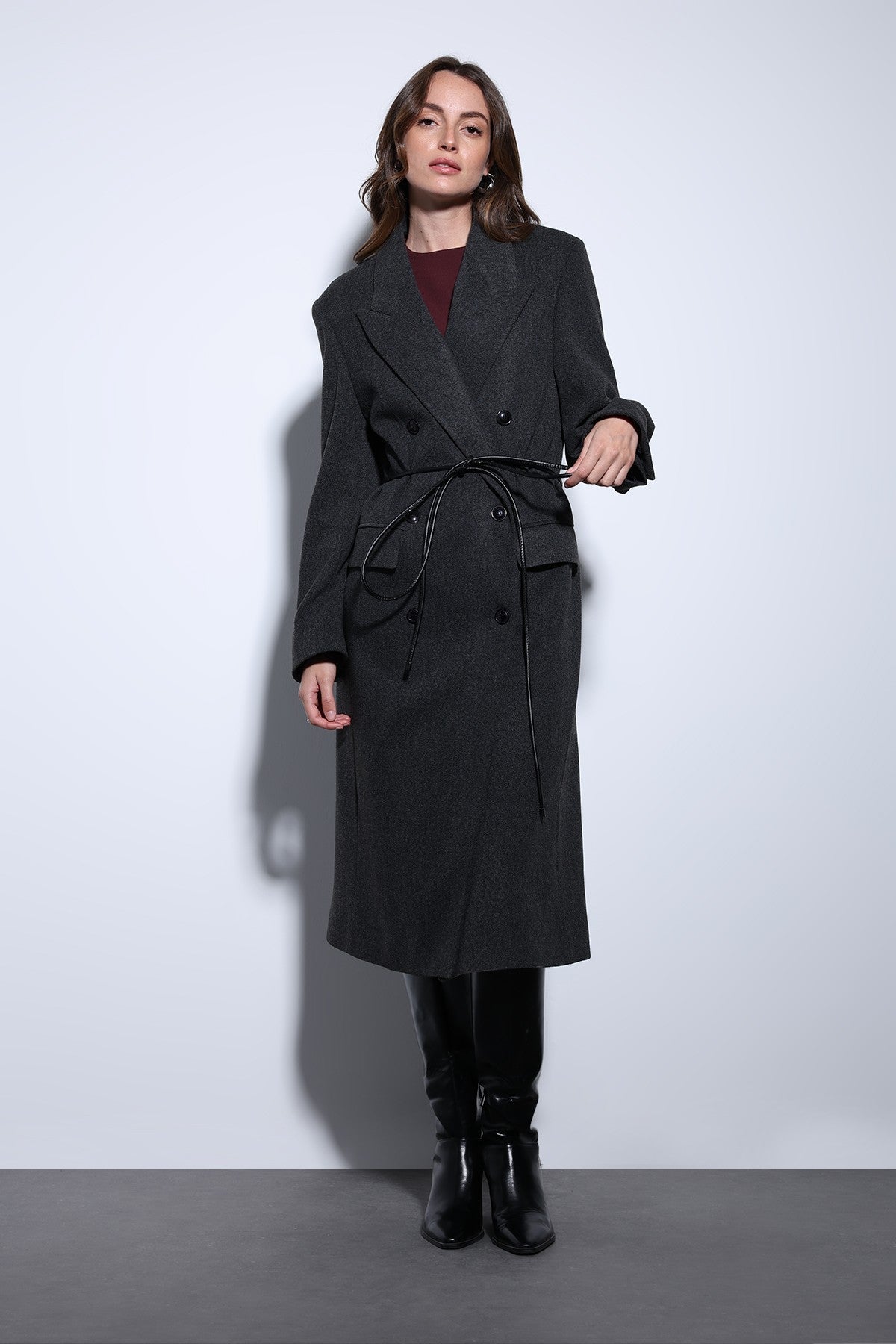 Antioch Arched Double-Breasted Women's Coat
