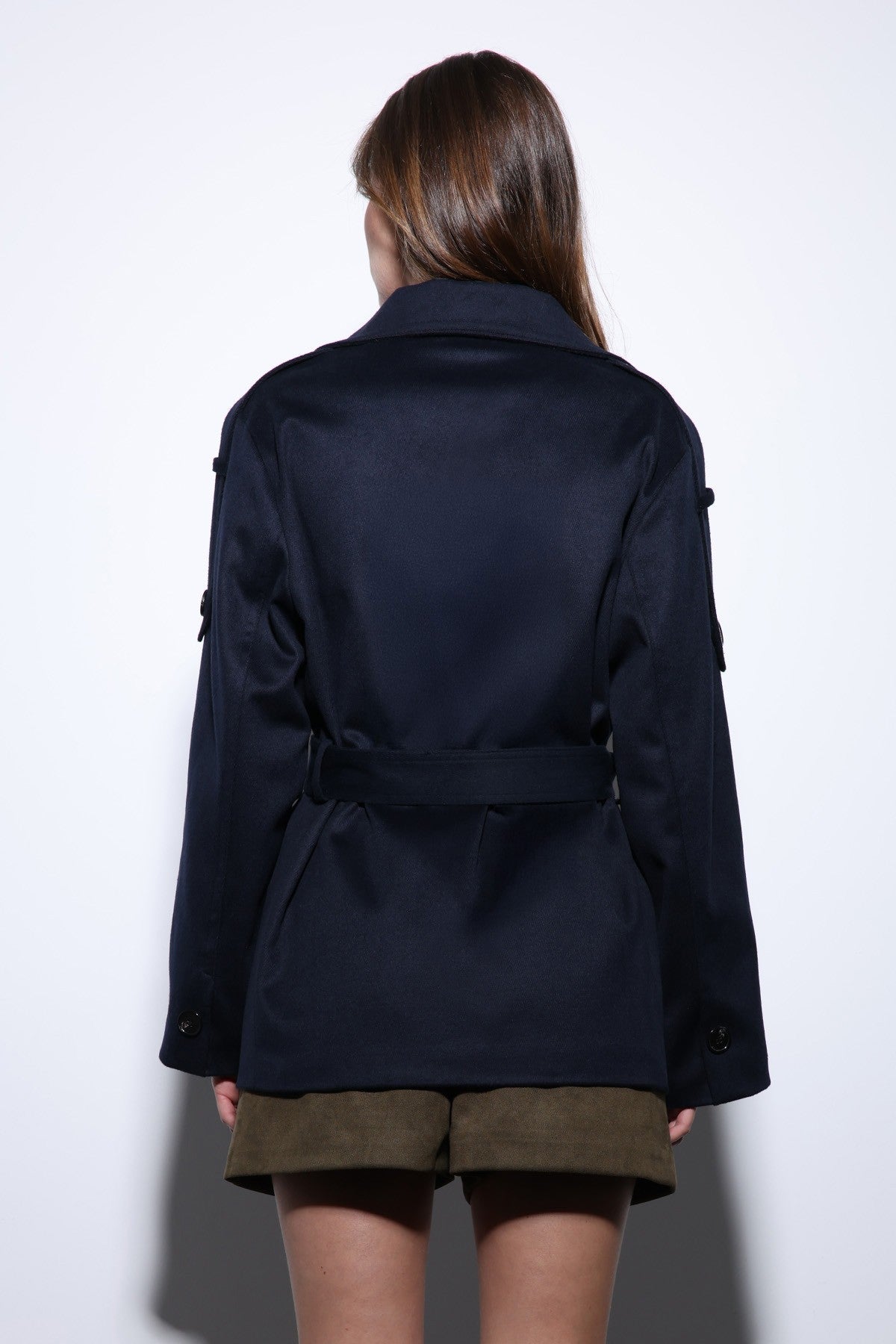 Antioch Stand-Up Collar Double-Breasted Women's Coat