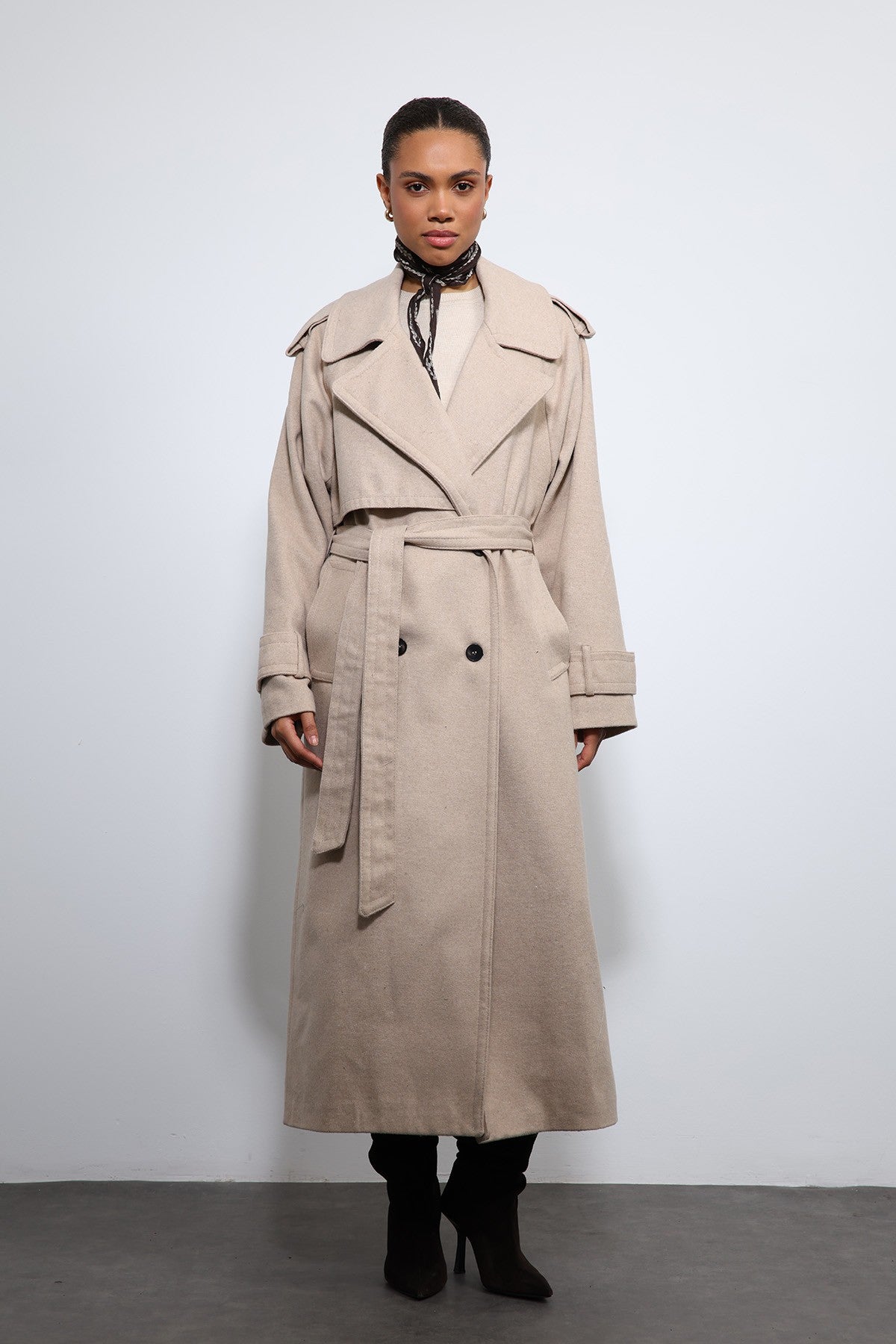 Antioch Oversized Belted Coat