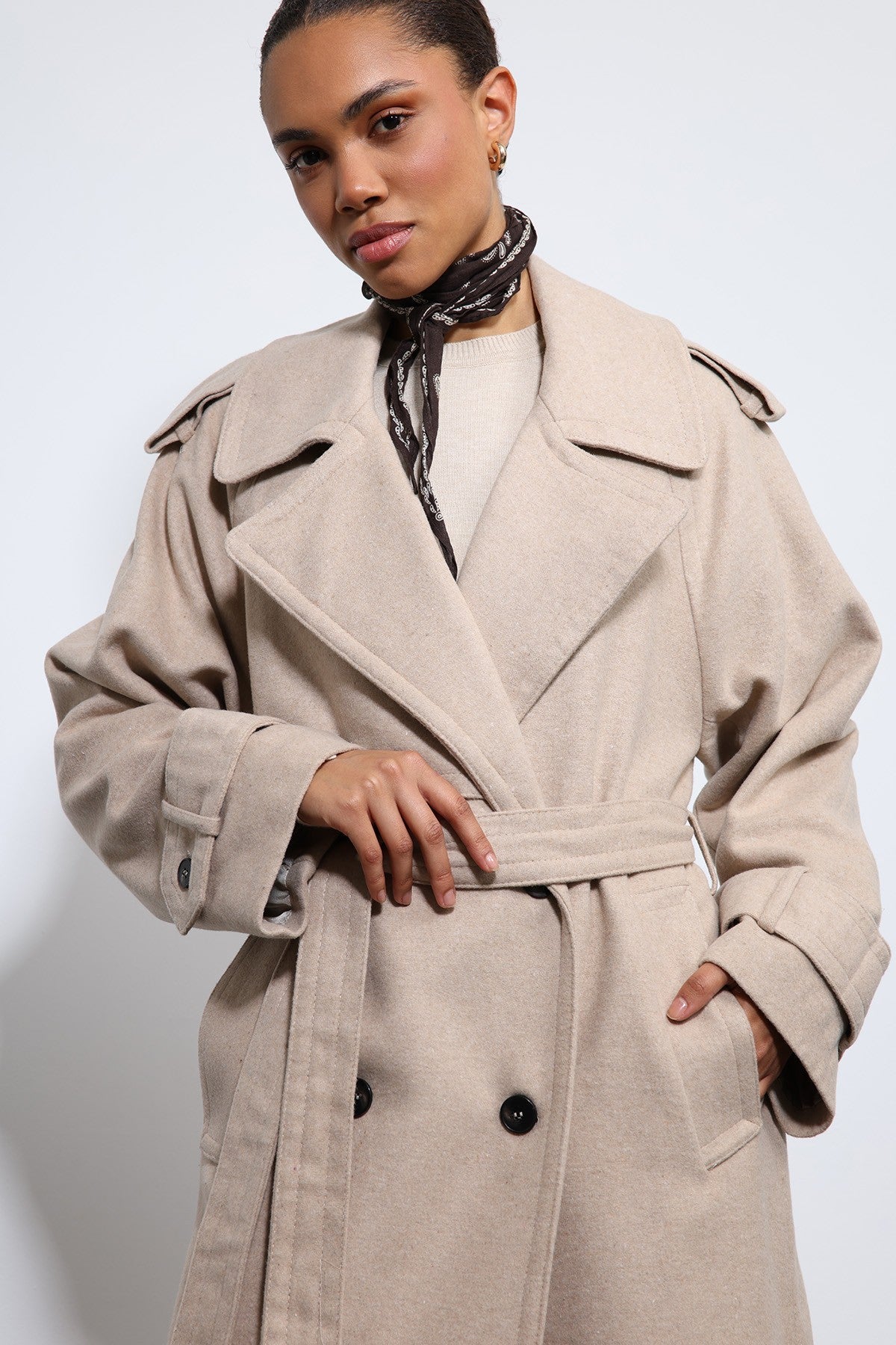 Antioch Oversized Belted Coat