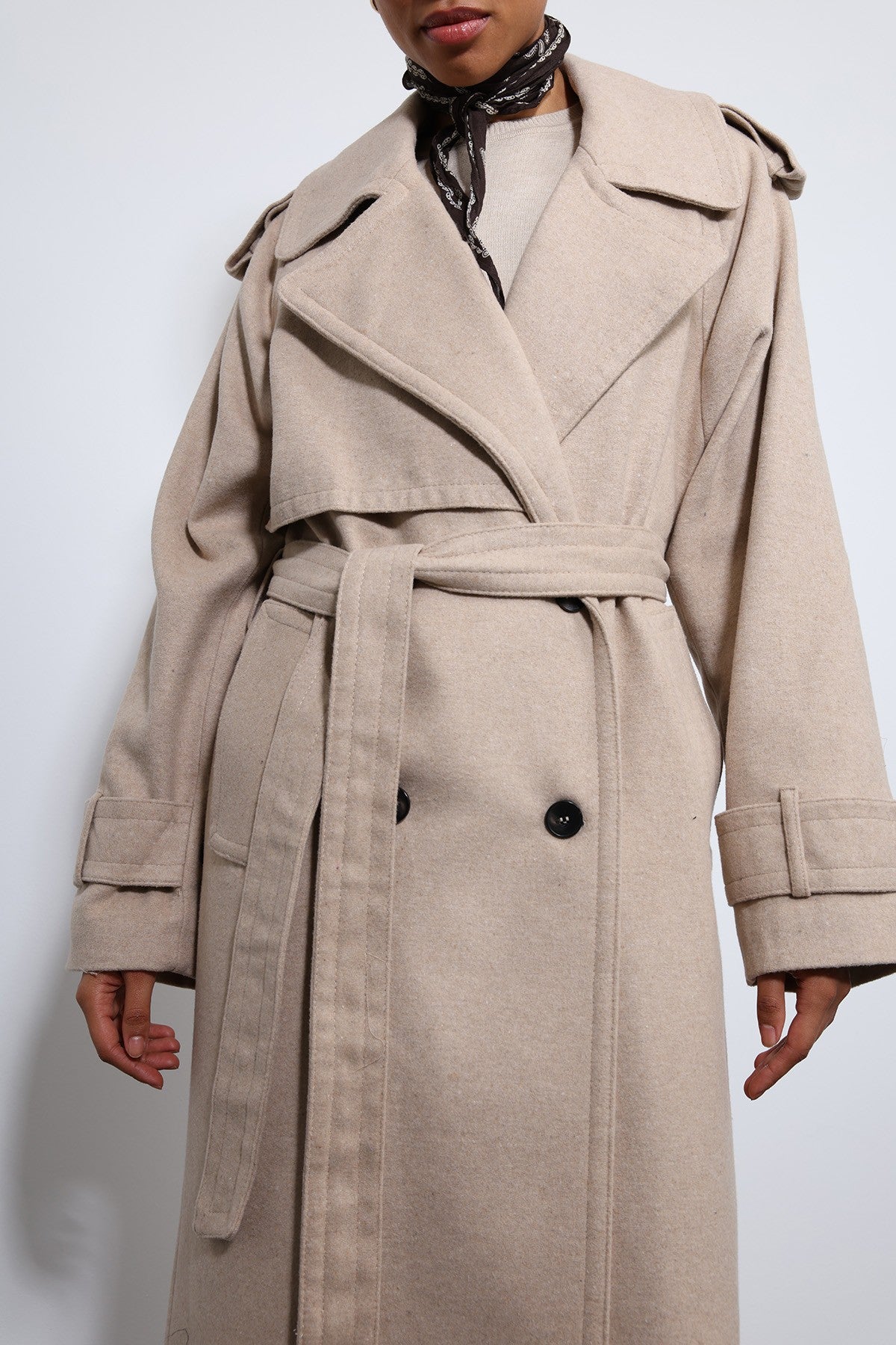 Antioch Oversized Belted Coat