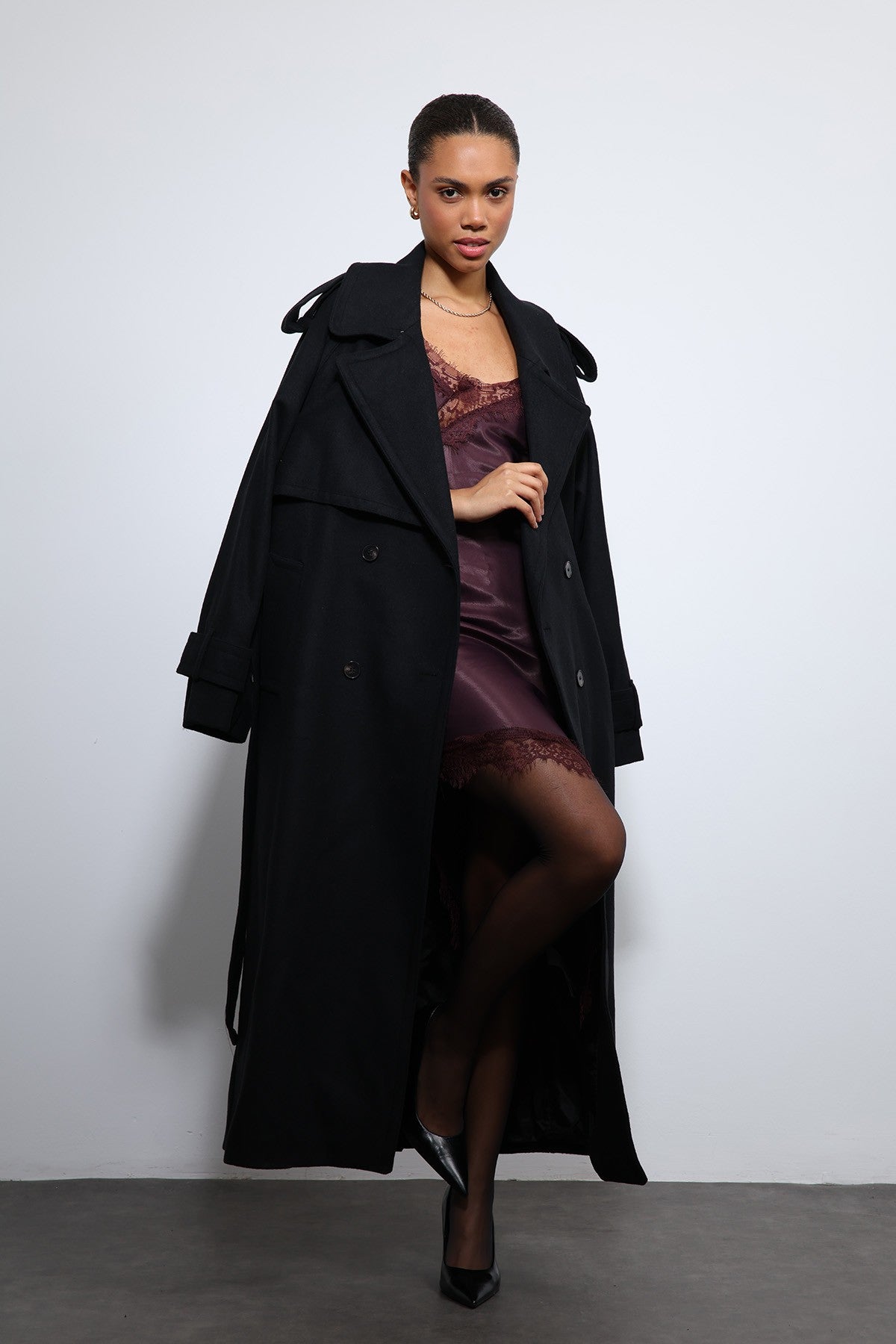 Antioch Oversized Belted Coat