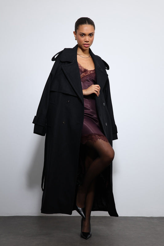 Antioch Oversized Belted Coat