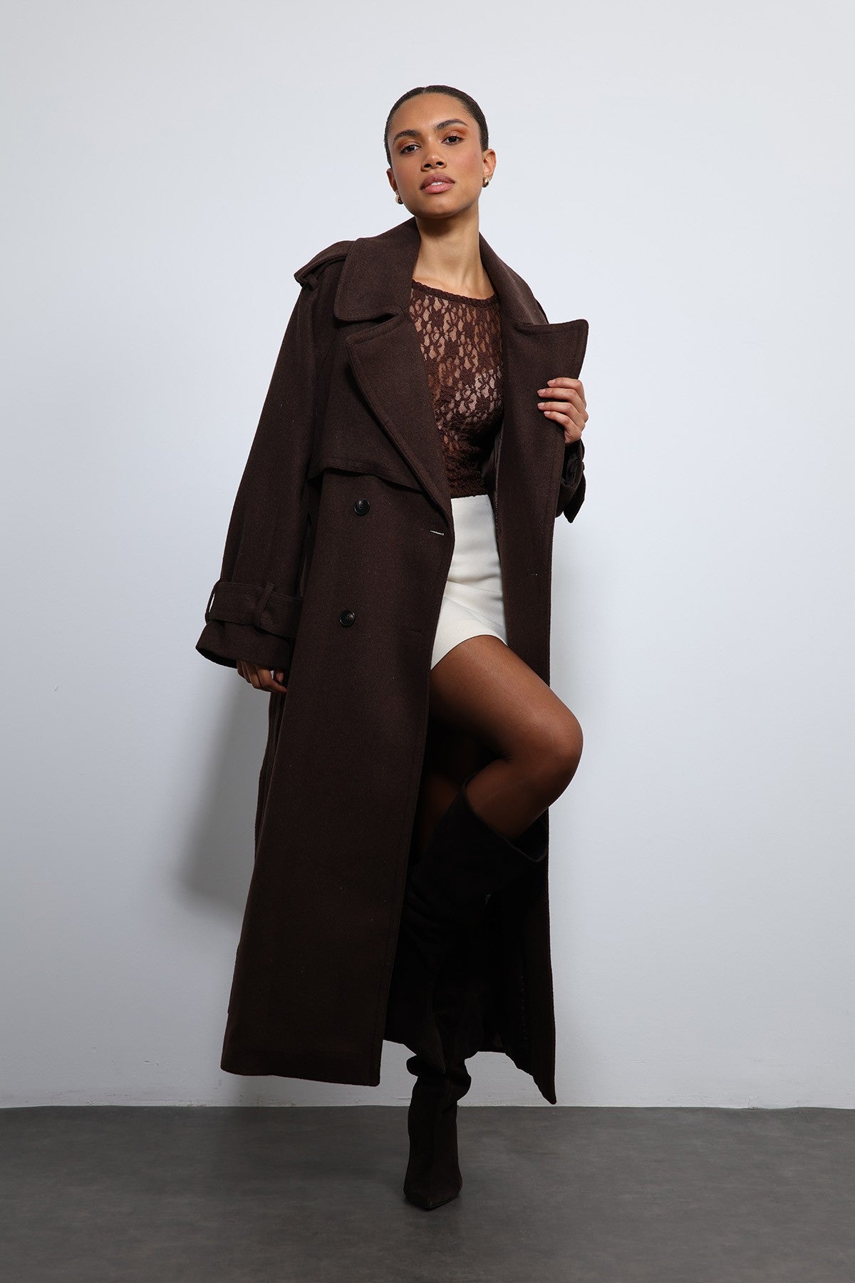 Antioch Oversized Belted Coat