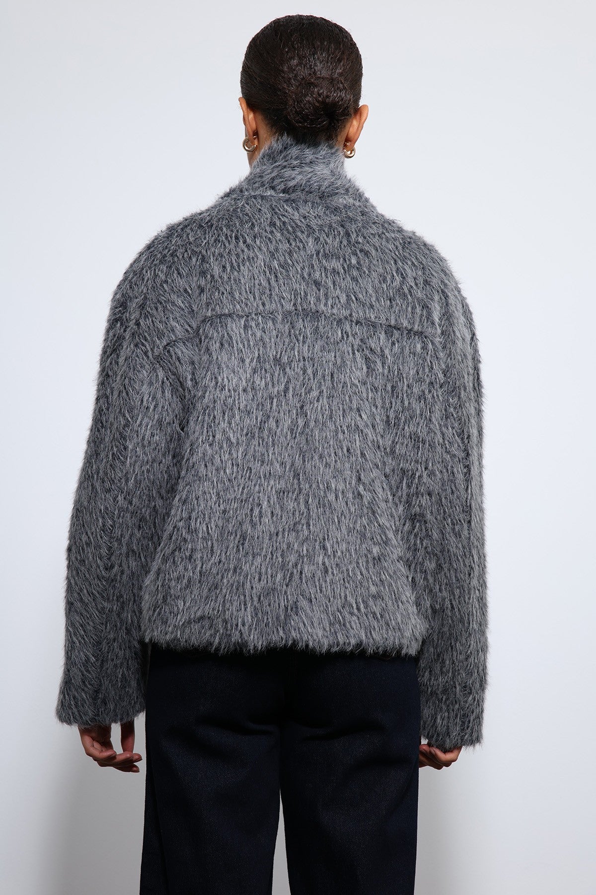 Antioch Shawl-Collar Faux Fur Coat