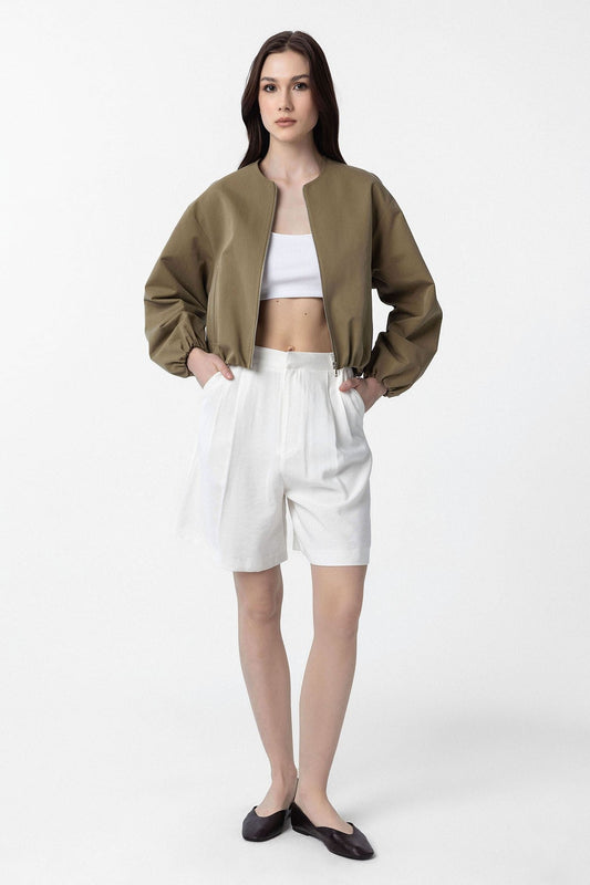 Crop Women's Bomber Jacket