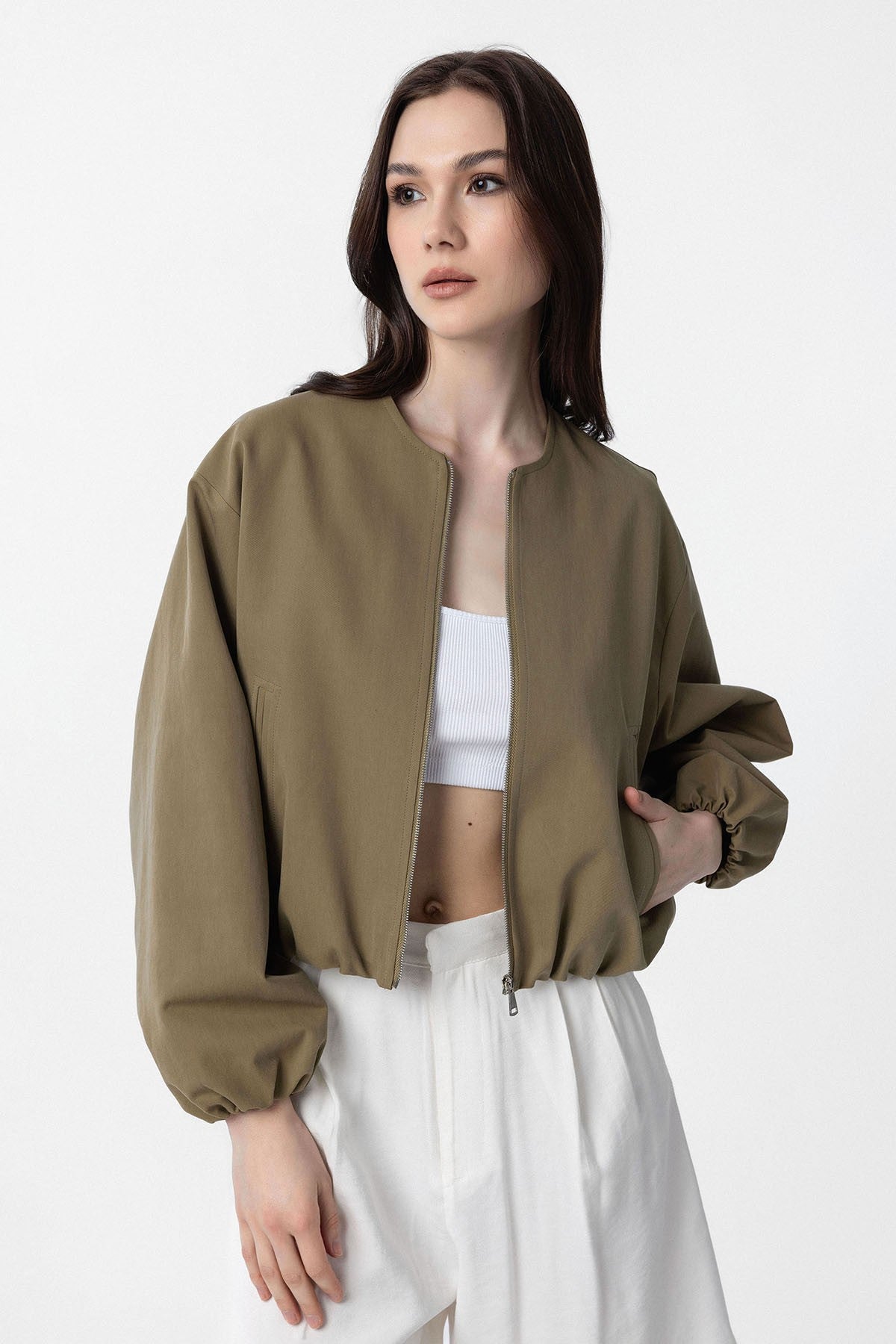 Crop Women's Bomber Jacket