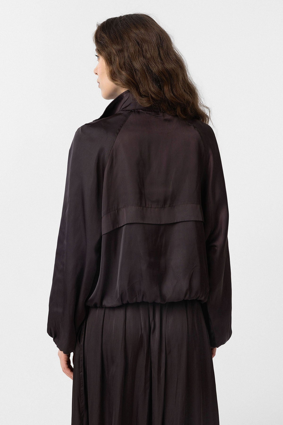 Antioch Stand-Up Collar Slim-Fit Women's Bomber Jacket