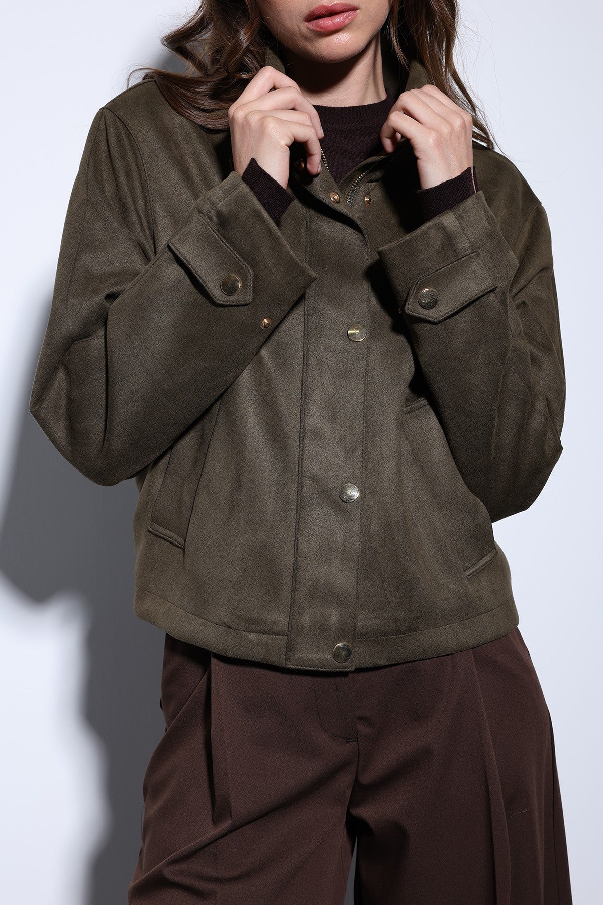 Antioch Suede Bomber Jacket