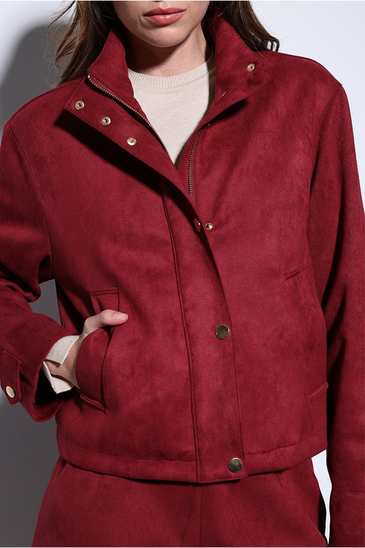 Antioch Suede Bomber Jacket