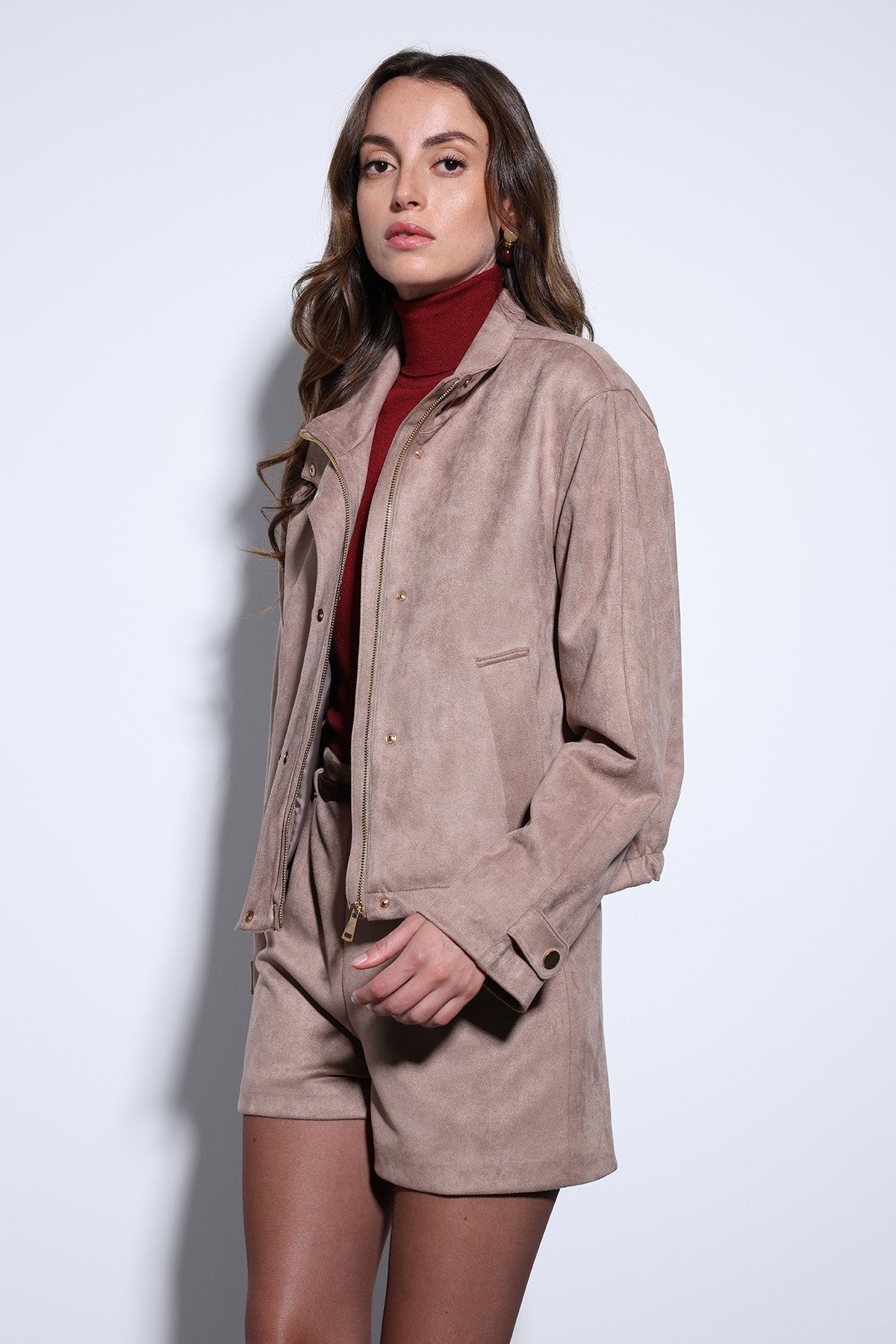 Antioch Suede Bomber Jacket