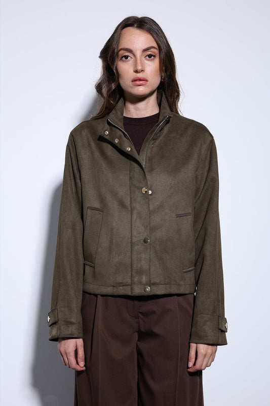 Antioch Suede Bomber Jacket