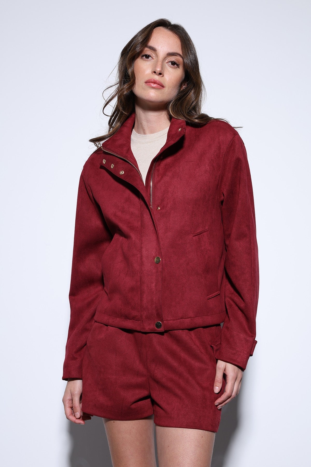 Antioch Suede Bomber Jacket