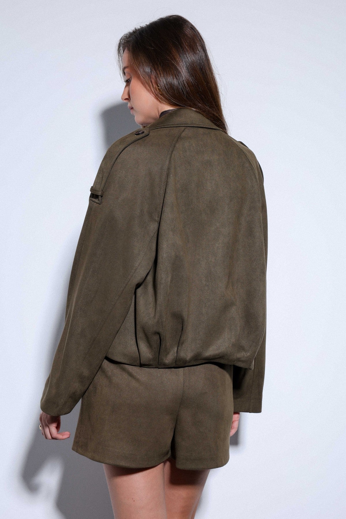 Antioch Suede-Look Women's Bomber Jacket