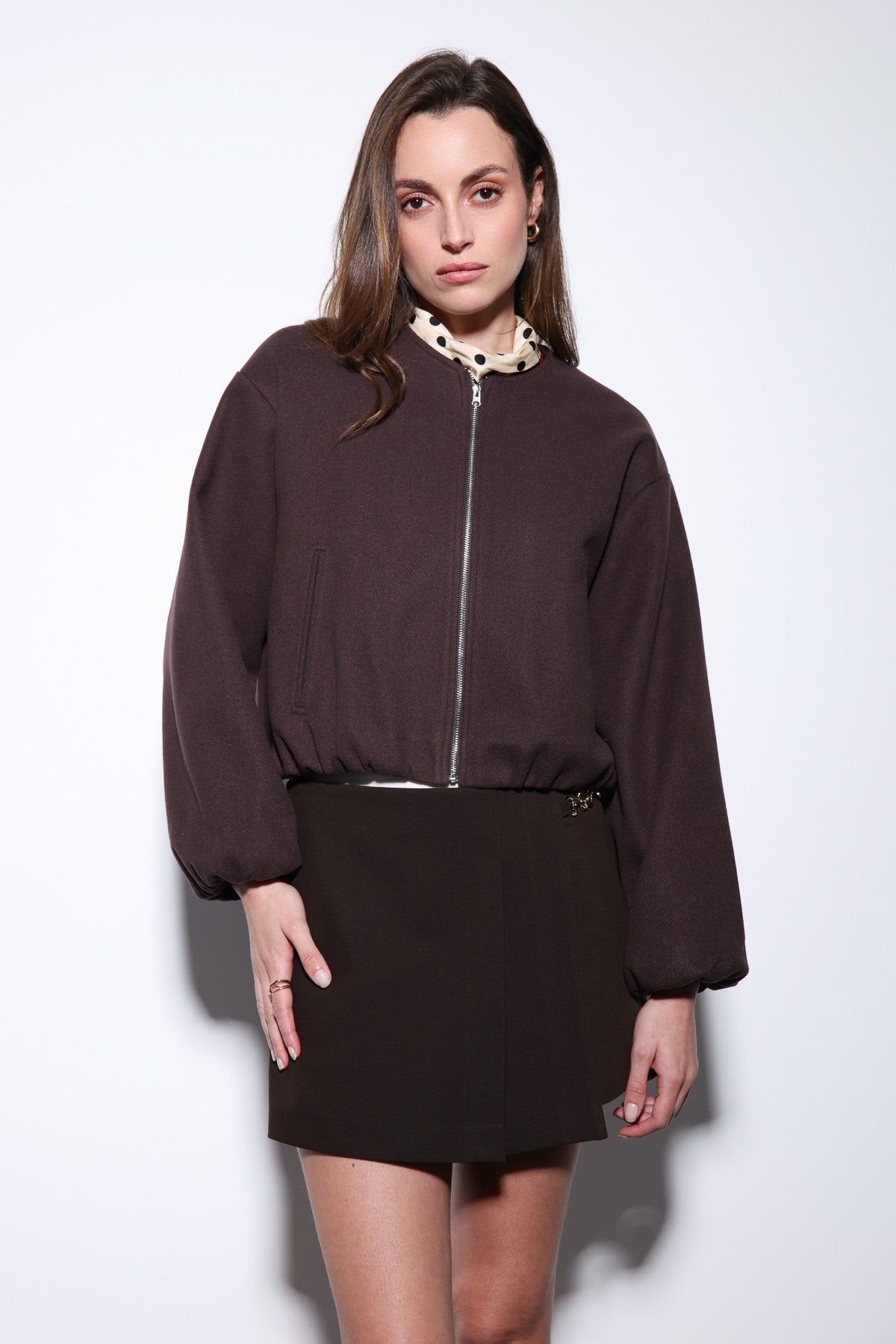 Antioch Women's Elastic-Waist Crop Jacket