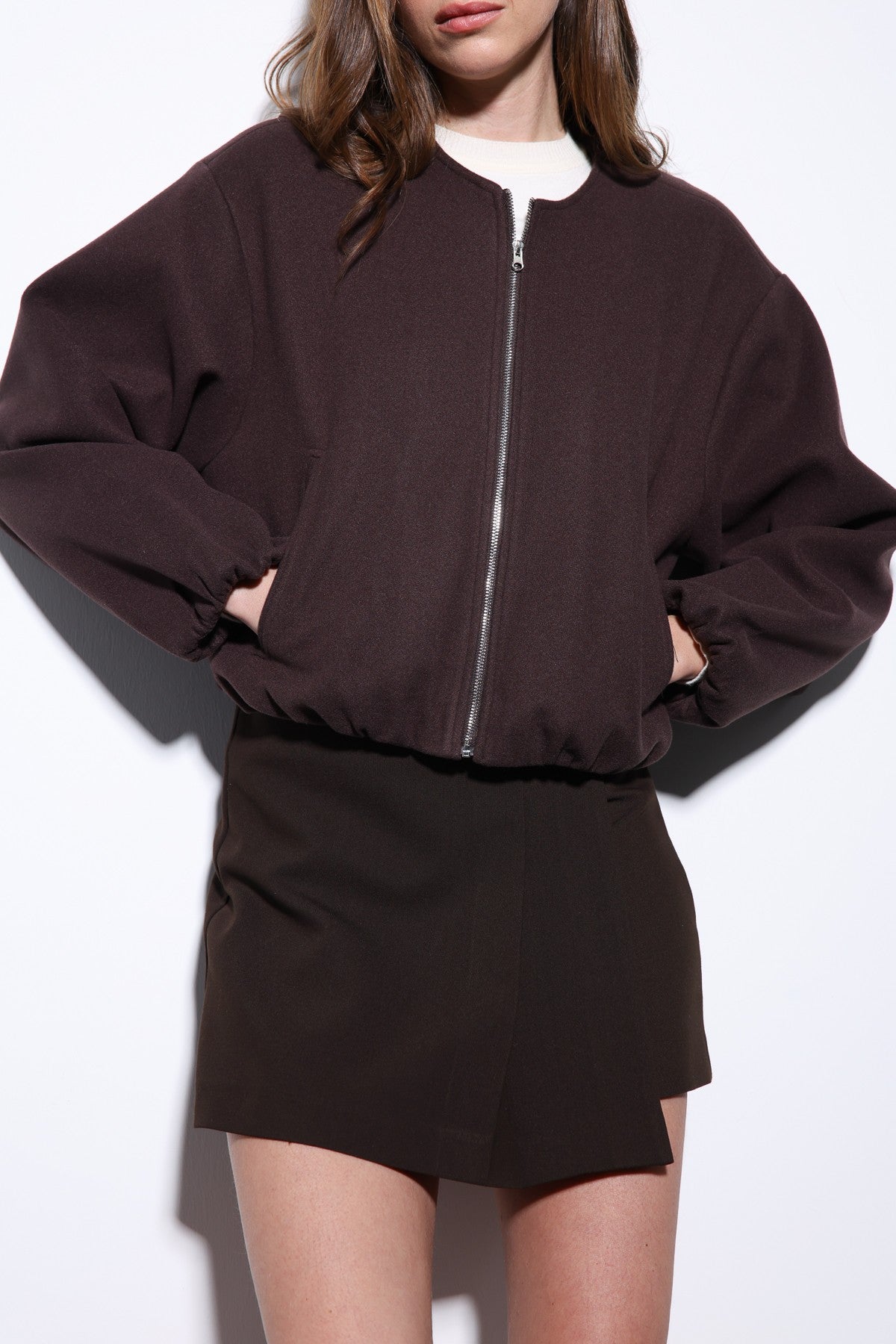 Antioch Women's Elastic-Waist Crop Jacket