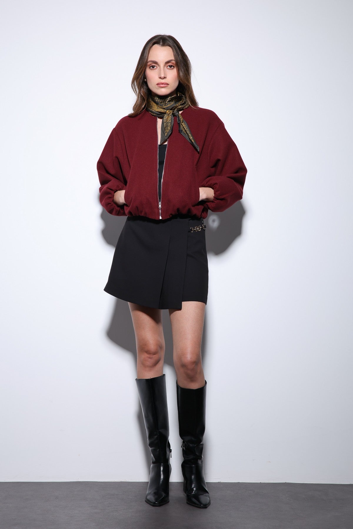 Antioch Women's Elastic-Waist Crop Jacket