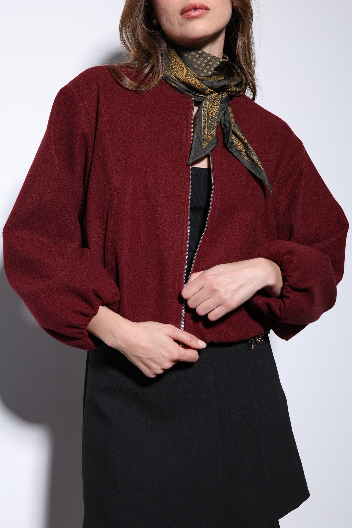 Antioch Women's Elastic-Waist Crop Jacket