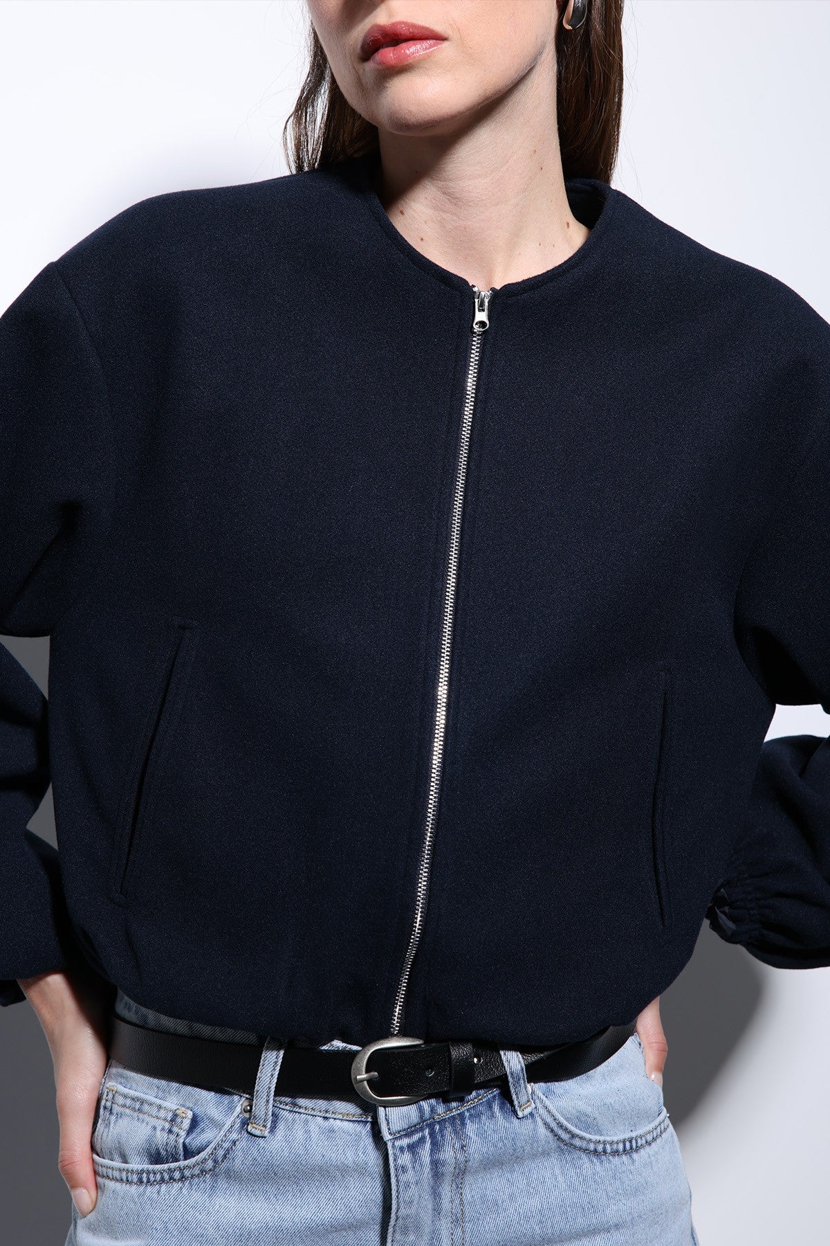 Antioch Women's Elastic-Waist Crop Jacket