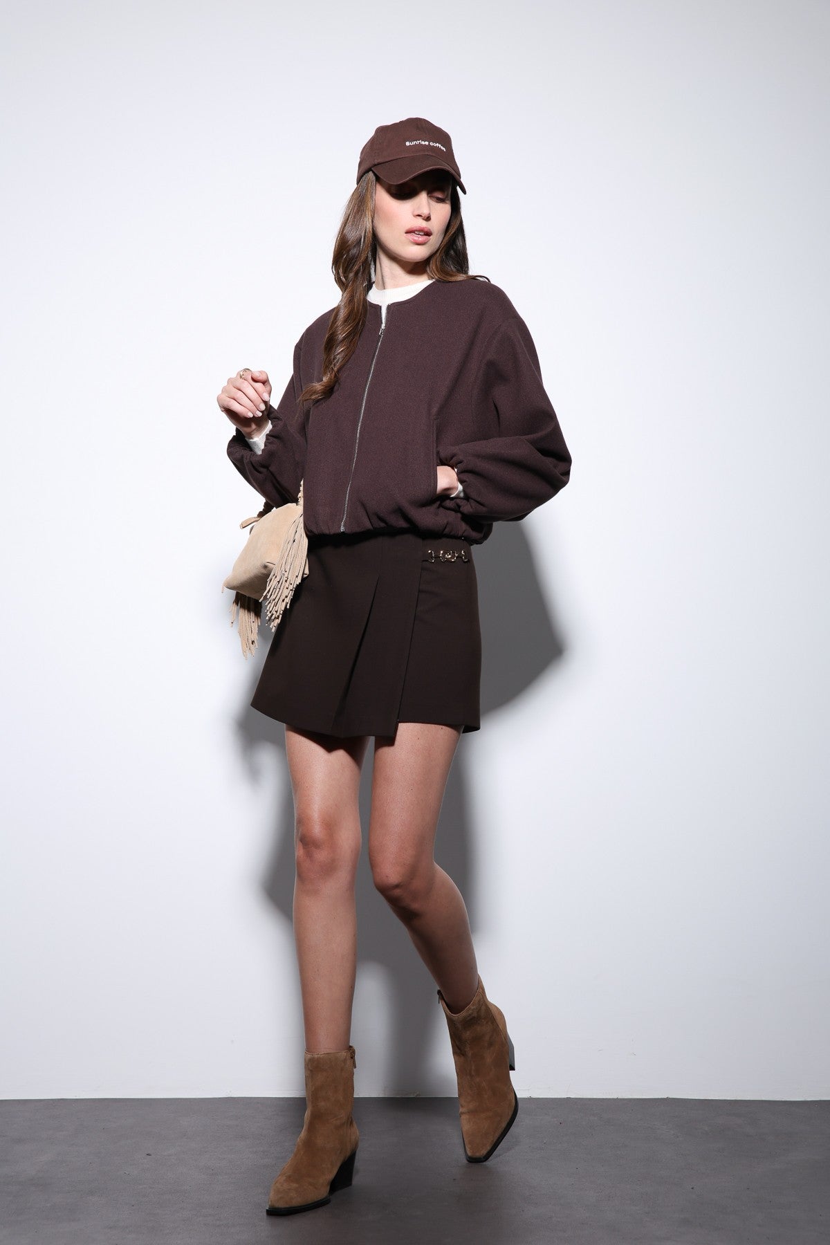 Antioch Women's Elastic-Waist Crop Jacket